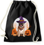 printfashion Mopsz halloween - Sportzsák, Tornazsák - Fekete (5532529)