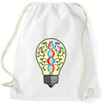 printfashion Dns izzó - Sportzsák, Tornazsák - Fehér (807436)