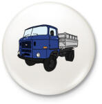 printfashion Ifa - Kitűző, hűtőmágnes - Fehér (4232042)