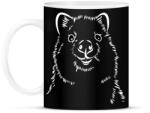 printfashion Fehér quokka - Bögre - Fekete (14001552)