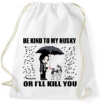 printfashion John Wick Husky - Sportzsák, Tornazsák - Fehér (12567893)