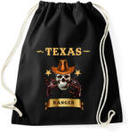 printfashion TEXAS RANGER SKULL - Sportzsák, Tornazsák - Fekete (1559838)