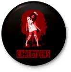 printfashion caregivers - Kitűző, hűtőmágnes - Fekete (3099631)