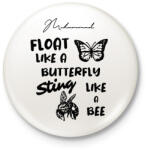 printfashion Mint a pillangó, mint a méh - Kitűző, hűtőmágnes - Fehér (14570885)