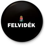 printfashion Felvidék - Kitűző, hűtőmágnes - Fekete (14116378)