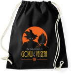 printfashion GOKU / VEGETA - Sportzsák, Tornazsák - Fekete (291983)