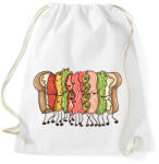 printfashion Szendvics ölelés - Sportzsák, Tornazsák - Fehér (13104594)