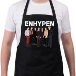 printfashion ENHYPEN KPOP - Kötény - Fekete (16591053)