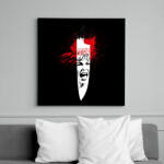 printfashion Psycho - Vászonkép - Fekete (6654466)