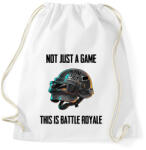 printfashion PUBG - This is Battle Royale (Fekete) - Sportzsák, Tornazsák - Fehér (1283265)