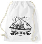 printfashion Horgász - Sportzsák, Tornazsák - Fehér (15989102)