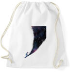 printfashion Surfing the universe - Sportzsák, Tornazsák - Fehér (236760)