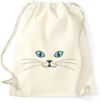 printfashion Cica arc - Sportzsák, Tornazsák - Natúr (14501759)