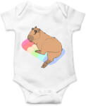 printfashion Nyári capybara - Baba Body - Fehér (13682999)