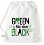 printfashion Green is the new Black - Sportzsák, Tornazsák - Fehér (7324256)