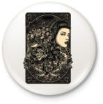 printfashion Élet a halál után - Kitűző, hűtőmágnes - Fehér (3073852)