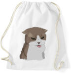 printfashion Mém cica #1 - Sportzsák, Tornazsák - Fehér (14441139)