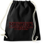 printfashion Mustang Things - Sportzsák, Tornazsák - Fekete (2248635)