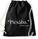 printfashion Witcher - Picsába - Sportzsák, Tornazsák - Fekete (2687905)