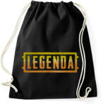 printfashion Legenda - PUBG Style - Sportzsák, Tornazsák - Fekete (1554490)