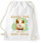 printfashion Guinea pigs are my spirit animal - Sportzsák, Tornazsák - Fehér (7092462)