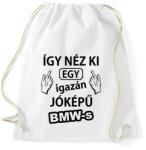 printfashion Így néz ki egy igazán jóképű BMW-s - Sportzsák, Tornazsák - Fehér (5370366)