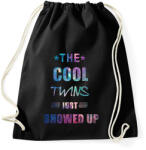 printfashion THE COOL TWINS - Sportzsák, Tornazsák - Fekete (2059346)