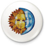 printfashion Nap és Hold - Kitűző, hűtőmágnes - Fehér (11287650)