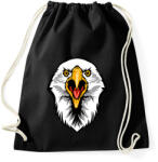 printfashion Dühös Sas - Sportzsák, Tornazsák - Fekete (2917747)