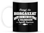 printfashion A feleségem a legjobb fogásom - Bögre - Fekete (973183)