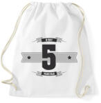 printfashion b-day-05-dark-lightgrey - Sportzsák, Tornazsák - Fehér (505414)