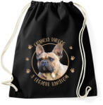 printfashion Francia buldog - Legjobb barát - Sportzsák, Tornazsák - Fekete (7180103)