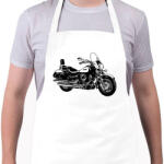 printfashion motor - Kötény - Fehér (8466714)