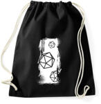 printfashion Trash polka D20 (fehér) - Sportzsák, Tornazsák - Fekete (7276887)