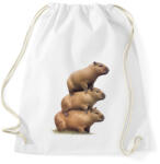 printfashion Capybara kupac - Sportzsák, Tornazsák - Fehér (13991441)
