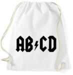 printfashion ABCD - Sportzsák, Tornazsák - Fehér (7328468)