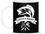 printfashion Catch and Roast fehér - Bögre - Fekete (4071407)