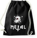 printfashion metal - Sportzsák, Tornazsák - Fekete (1486661)