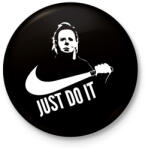 printfashion Just do it halloween 2 white - Kitűző, hűtőmágnes - Fekete (3098746)