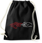 printfashion red&white 3 - Sportzsák, Tornazsák - Fekete (16290125)