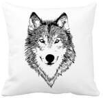 printfashion Wolf - Párnahuzat, Díszpárnahuzat - Fehér (2671154)