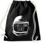 printfashion I need more Space - Sportzsák, Tornazsák - Fekete (1520331)