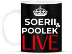 printfashion SOERII AND POOLEK LIVE - Bögre - Fekete (11432520)