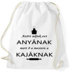 printfashion Anya a kaja mester! - Sportzsák, Tornazsák - Fehér (4816136)