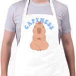 printfashion Capybara - Capyness - Kötény - Fehér (13400679)