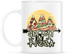 printfashion Get lost in pizza - Bögre - Fehér (1981212)