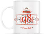 printfashion since-1981-red-black - Bögre - Fehér (790684)