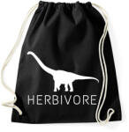 printfashion Növényevő - Sportzsák, Tornazsák - Fekete (8151089)