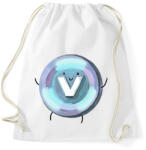 printfashion V-bucks - Fortnite - Sportzsák, Tornazsák - Fehér (4000500)