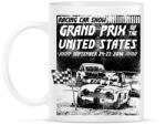 printfashion Amerikai Grand Prix - Bögre - Fehér (788150)
